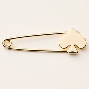 Kate Spade NY X Target Gold Spade Safety Pin Brooch
